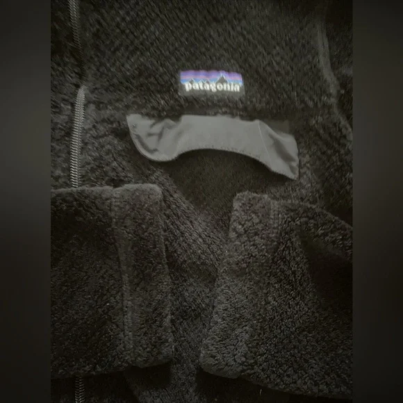 Patagonia Women’s full zip Fleece jacket Black Size S - Picture 3 of 4